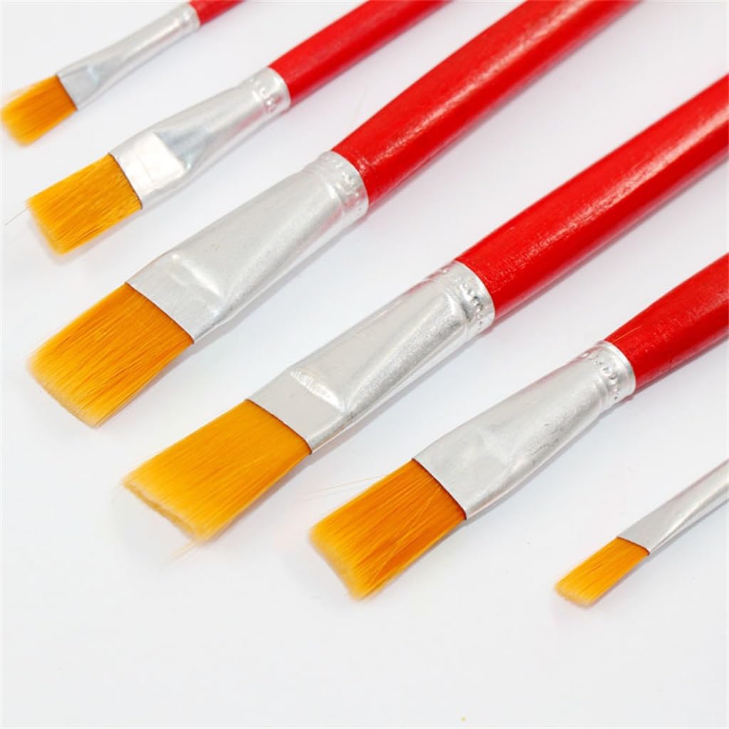 Red Stick Gwasz Pędzel Linia 1-12 Pędzel Nylonowy Pędzel Olejowy Akwarela Pędzel Gwasz