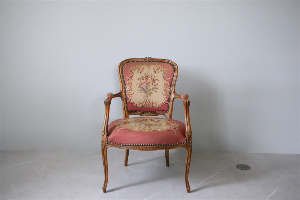 アンティーク:フランス プチ ポワン猫足 チェア