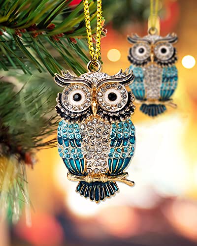 Owl Keychain Gifts For Women Owl Lovers Keepsake Owl Ornaments For Christmas Tree #TOP3