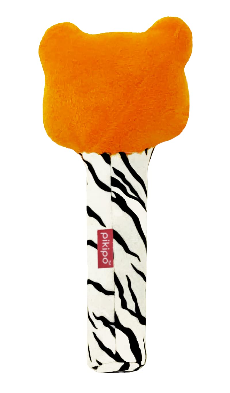 Pikipo Soft Ball (Small, 11cm) and Tiger Face Soft Rattle Combo 4