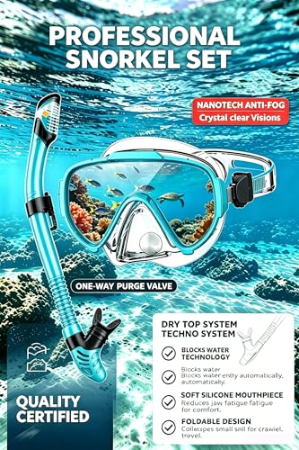Máscara de Buceo Panorámica para Vacaciones de Verano en la Playa 2