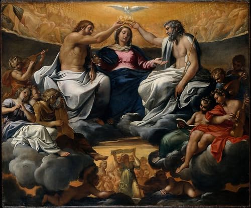 Peinture sur toile Annibale Carracci 60x90cm, le cadeau de crémaillère idéal