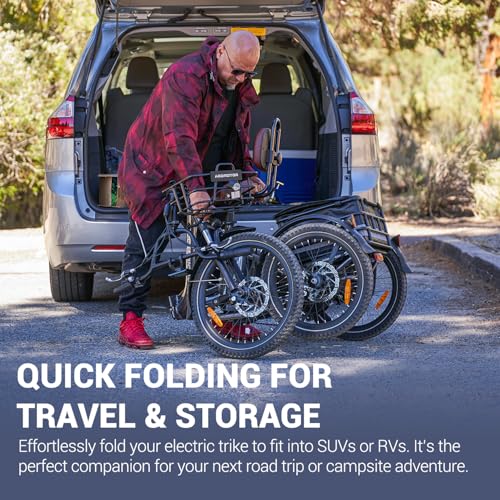 ADDMOTOR CITYTRI Electric Tricycle for Adults, 750W 90MI