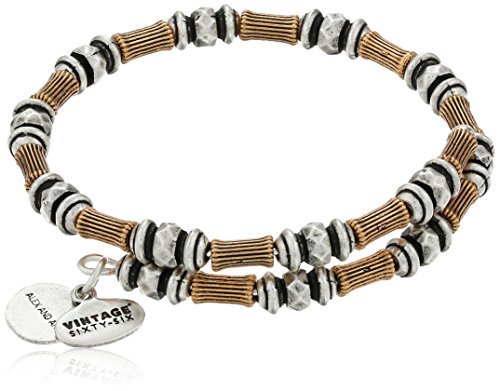Alex and Ani Willow Wrap Two-Tone Wrap Bracelet