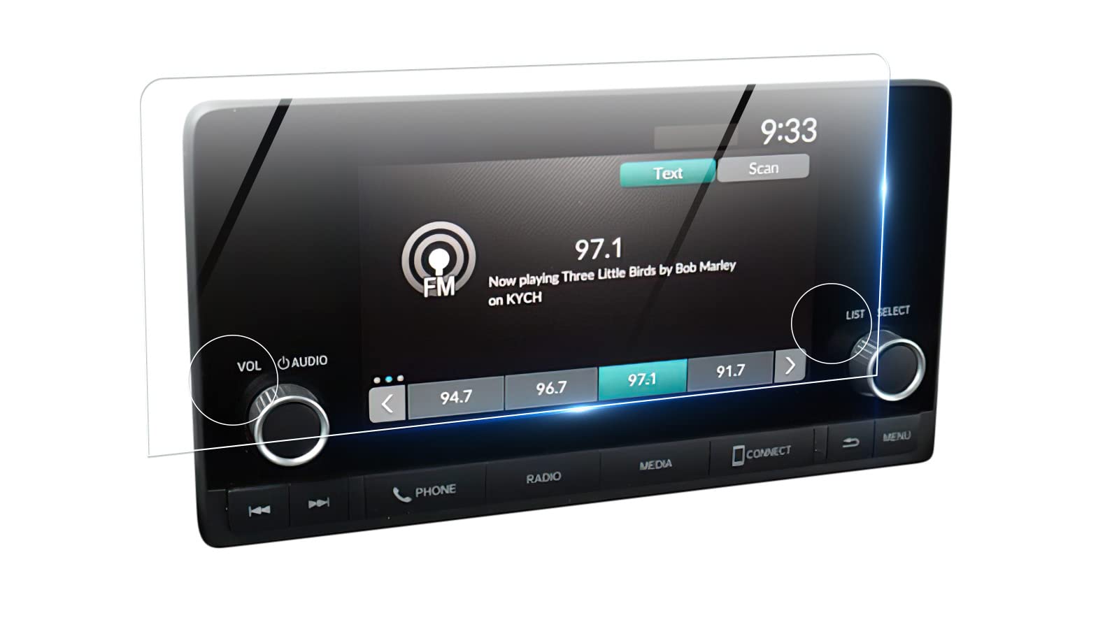 Wonderfulhz Screen Protector Compatible with 2022 2023 Honda Civic,Civic 7 Inch Touch Screen,Anti Glare Scratch,Shock-Resistant,Premium Tempered Glass