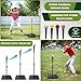 Slacio Baseball Tee Training Kit – Adjustable Batting Tee 23–37 Inch, Enhanced Stability Base, 5 Rubber Bases, 2 Practice Balls, Youth Baseball Practice Equipment with Carry Bag