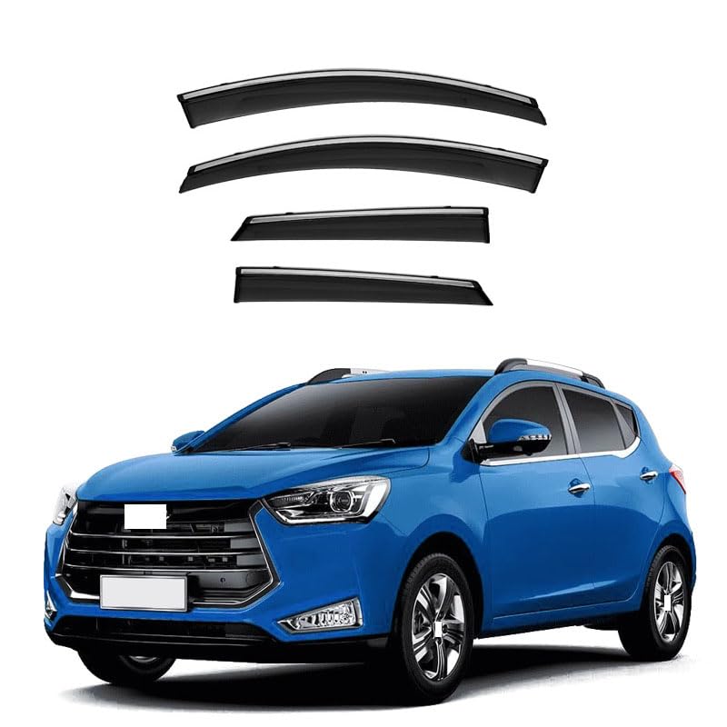 Deflectores de aire para JAC Sei2 2015+ - Kit de 4 piezas de lluvia y sol 1