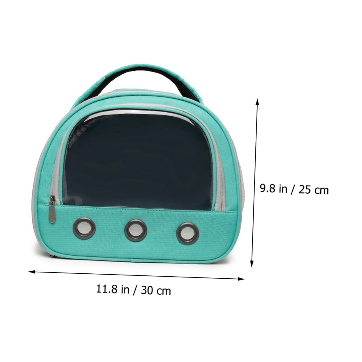 FRCOLOR Hamster Tragetasche Atmungsaktiv mit Transparentem Fenster Abriebfestes Netzmaterial Tragbare Kleintier Reisetasche für Meerschweinchen und Ratten Outdoor Kleintier Transportbox