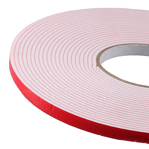 Image of Double Sided Tape Heavy Duty, 0.4in Wide x 0.12in Thick x 33ft Long Foam Tape Mounting Tape, 2 Sided Strong Adhesive Tape for Car, Office Decor, Home Decor
