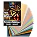 OfficeTree 40 x Transparentpapier Bunt A4 - Pergamentpapier Bunt 20 Farben inkl. Gold & Silber - Buntes Transparentpapier zum Basteln von Laternen Gold günstig Kaufen-OfficeTree 40 x Transparentpapier Bunt A4 - Pergamentpapier Bunt 20 Farben inkl. Gold & Silber - Buntes Transparentpapier zum Basteln von Laternen