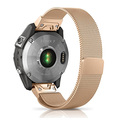 Niboow QuickFit 22mm Strap for Garmin Fenix 8 47mm/Fenix E 47mm/Fenix 7 Pro Solar/Fenix 7/Epix 2 Pro 47mm