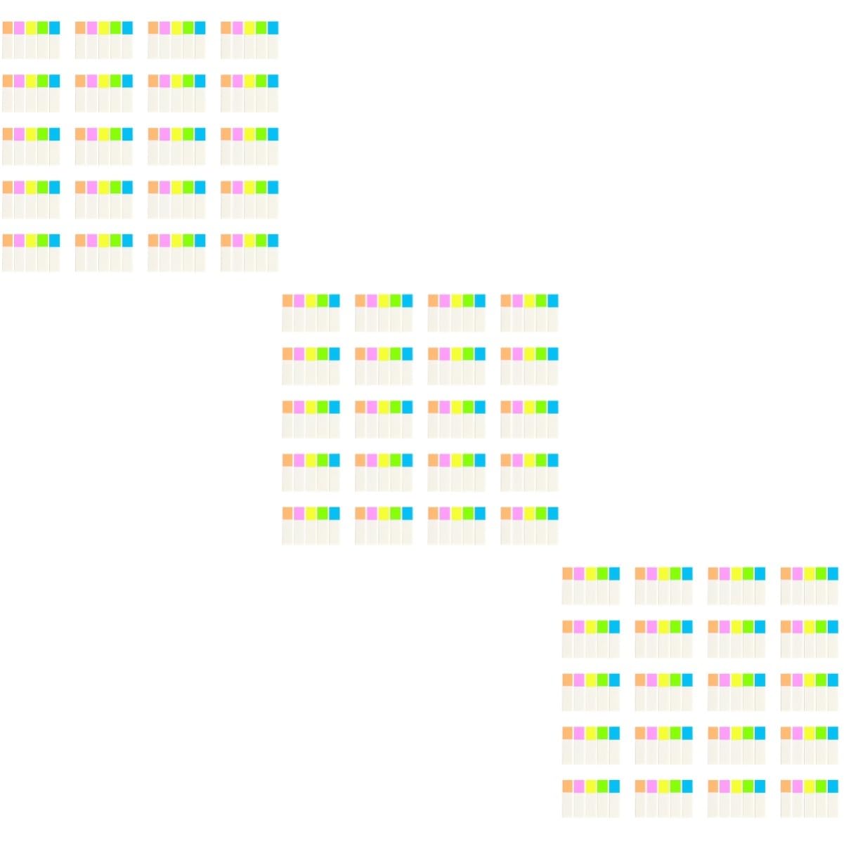 Lurrose Lot De 60 Étiquettes D'Index Bandes De Marqueurs En Papier Onglets Surligneurs Pour Classeurs Étiquettes Autocollantes Papeterie Étiquettes Adhésives Transparentes Roses