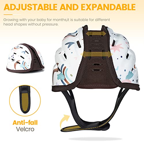 Image of Baby Head Protector for Crawling and Walking, 6-24 Months (Brown Lion) | Anti-Collision Soft Infant Helmet , Breathable & Ultra-Lightweight & Expandable and Adjustable
