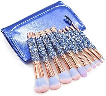 Amazon.co.jp: メイクブラシ10本ダイヤモンドメイクブラシセット