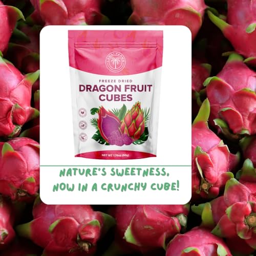 Lamai Farms Freeze-Dried Red Dragon Fruit Cubes thumb #6
