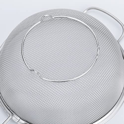 Colino grande in acciaio inox a rete fine setaccio...