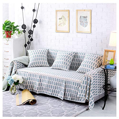 GELing Housse de Canapé Salon Couverture Extensible 1/2/3/4 Places Chaise Housses Spandex Décor,14,Deux taies d'oreillers-Pas d'oreiller Cover