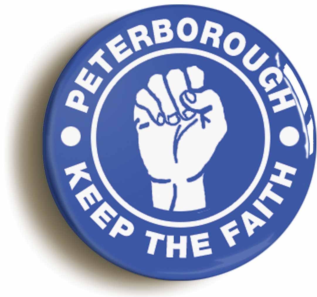 Peterborough Keep The Faith Northern Soul Fridge Magnet (Circular 2inch / 50mm Diameter)