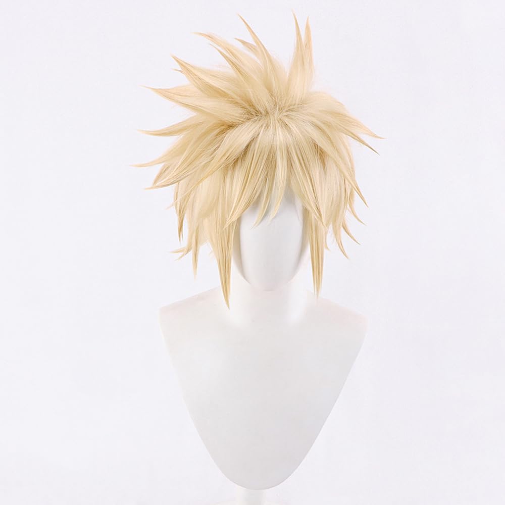 Cloud Strife Anime Cosplay Wig Halloween Costume Party Wigs