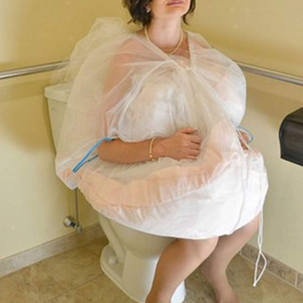 Robe de mariée blanche avec jupon pour femme - Accessoires de mariage, blanc, Taille unique