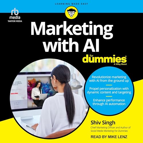 Audiobook: Marketing with AI for Dummies by Shiv Singh episode artwork