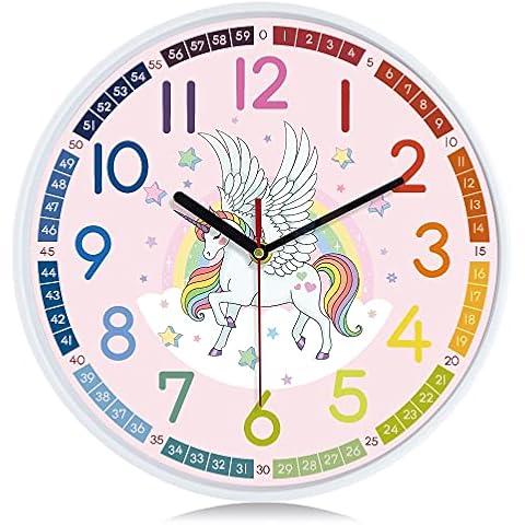 Horloge Murale Licorne Rose Lafocuse Cover