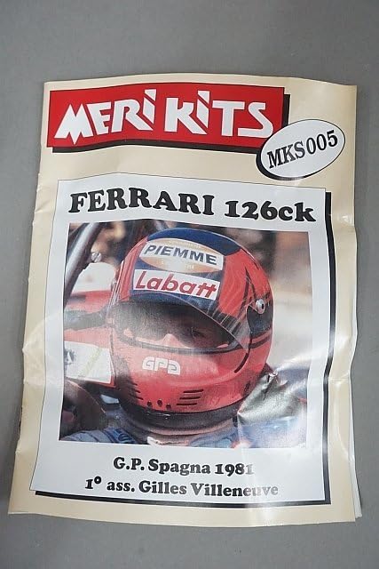 Meri Kits 1/43 Ferrari 126 CK 1/43 キット Amazon.co.jp: MERI KITS メリキット 1/43 Ferrari フェラーリ 126CK