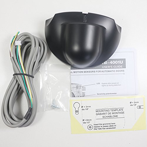 KiaoTime 24.125GHz Universal Wired Microwave Motion Sensor Radar Detector for Automatic Door Elevator Black - Thumbnail 5