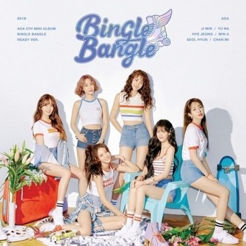 AOA - [Bingle Bangle] 5th Mini Album Ready CD+Booklet+Sticker+PhotoCard+Post K-POP