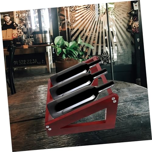 Soporte de vino de madera KICHOUSE para encimera miniatura 4