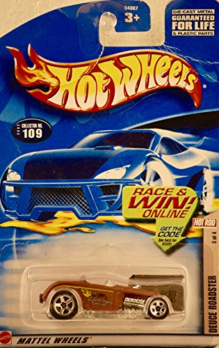 Hot Wheels Hot Rod Magazine Series #3 Deuce Roadster #2002-109 Collectible Collector Car Mattel by