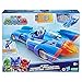 PJ Masks Power Heroes Cat Racer, Toy Car with Lights and Sounds, Preschool Toys for Boys and Girls 3 Years and Up