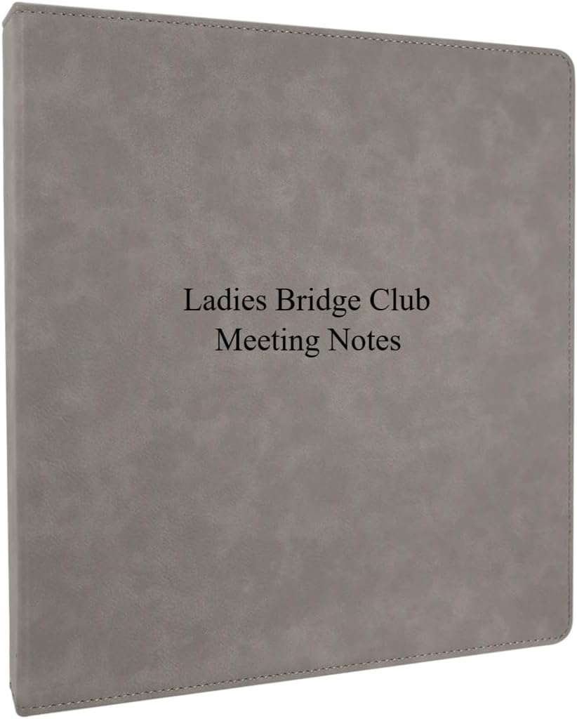 Custom Binder Personalized with Business or Name (Rawhide with Black)