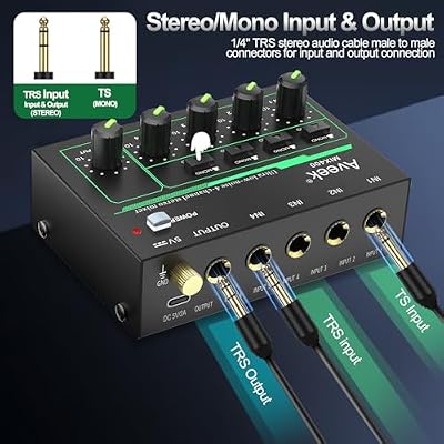 Professional Audio Mixer and 4 Channel Mixer
