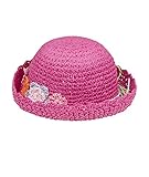 Döll Mädchen Strohhut Mütze, Rosa (Fuchsia 2023), S (Herstellergröße: 49)