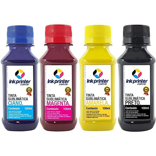 Tinta Sublimática Inkprinter Para Sublimação (4x100ml)