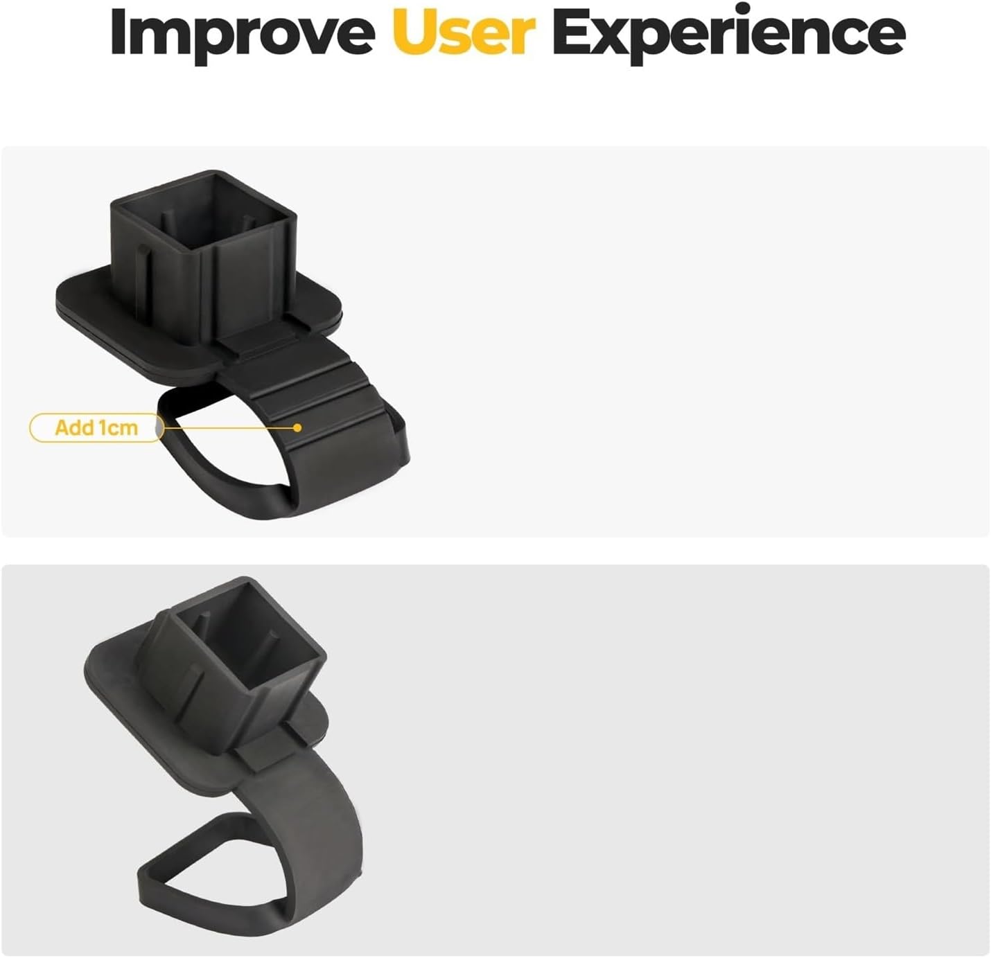 Dedicated 2 Inch Trailer Tow Hitch Cover Plug Caps Rubber Fit for Ford Ranger F-250 Car Accessories Easy Install