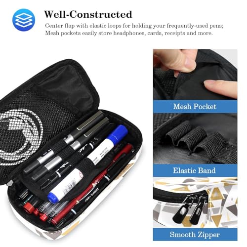 Ensemble sac à dos et trousse géométrique pour école et collège - 5