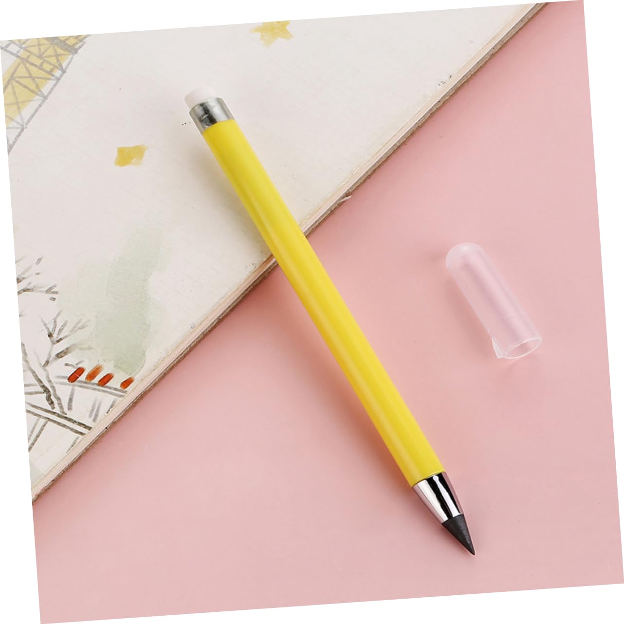 TEHAUX 5 Set Matita Da Disegno Schizzo Matite Da Disegno Scrivere Cancellabile Senza Inchiostro Per Sempre Matite Sfuse Eterno Eterne Con Gomma Matita Infinita Grafite 12 Pezzi*5