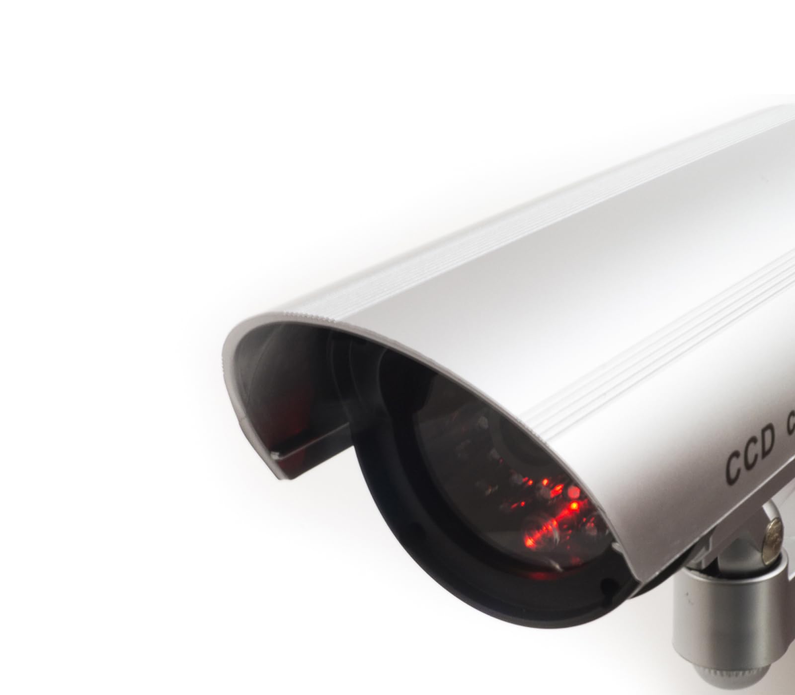 YASTA Telecamera da Esterno Finta 3 pz con Luce LED e Infrarossi Videocamera di Sorveglianza Realistica per Casa Giardino
