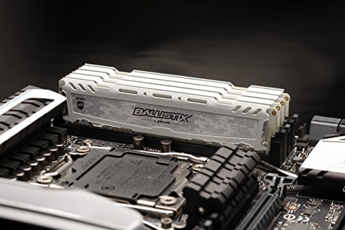 Image of Ballistix Sport LT 16GB Kit (8GBx2) DDR4 3200 MT /s (PC4-25600) CL16 SR x8 DIMM 288-Pin Memory - BLS2K8G4D32AESCK (White)