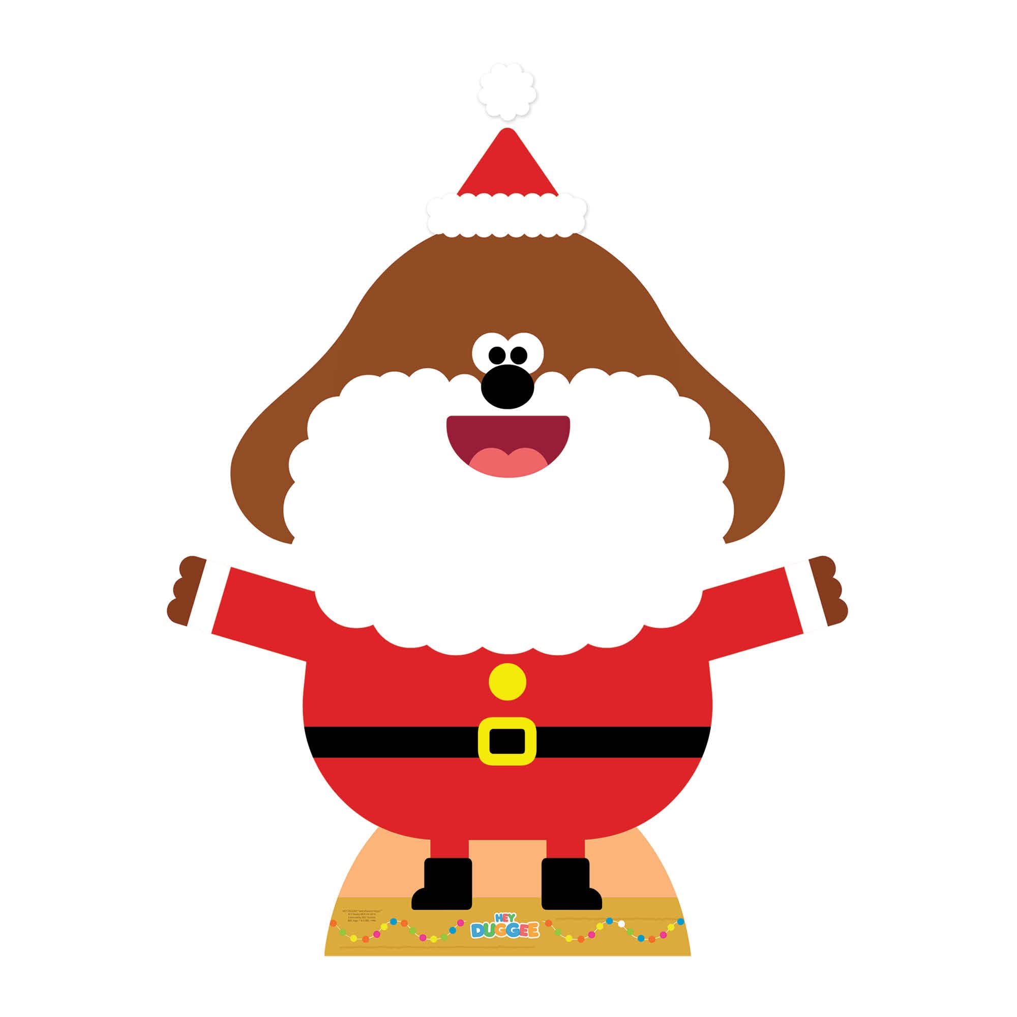 Star Cutouts Hey Duggee Christmas Cardboard Cutout