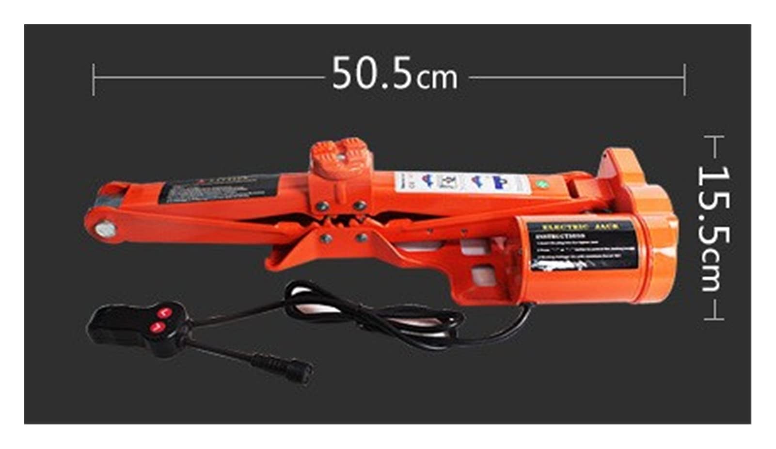 Cric per auto elettrica, Elettrico Jack 12V multifunzionale 3T Automobile fuori strada smontagomme Scissor