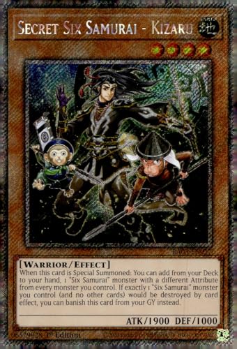 Secret Six Samurai - Kizaru (Platinum Secret Rare) - RA03-EN017 - Platinum Secret Rare - 1st Edition