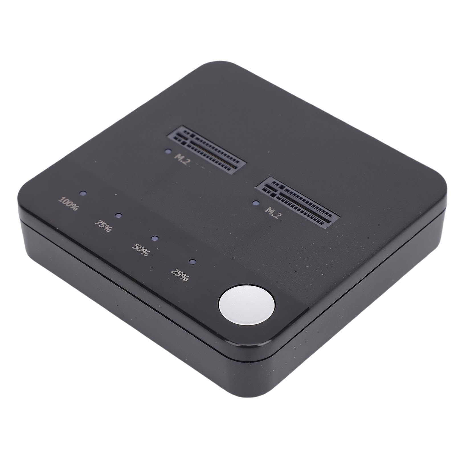 Cocoarm Stacja Dokująca M.2 NVMe Powielacz Dysku Twardego ABS M.2 20 Gb/s Dwukieszeniowe Klonowanie w Trybie Offline Zasilane Przez USB C Wykończenie UASP dla Techników IT Rozbudowa Domu