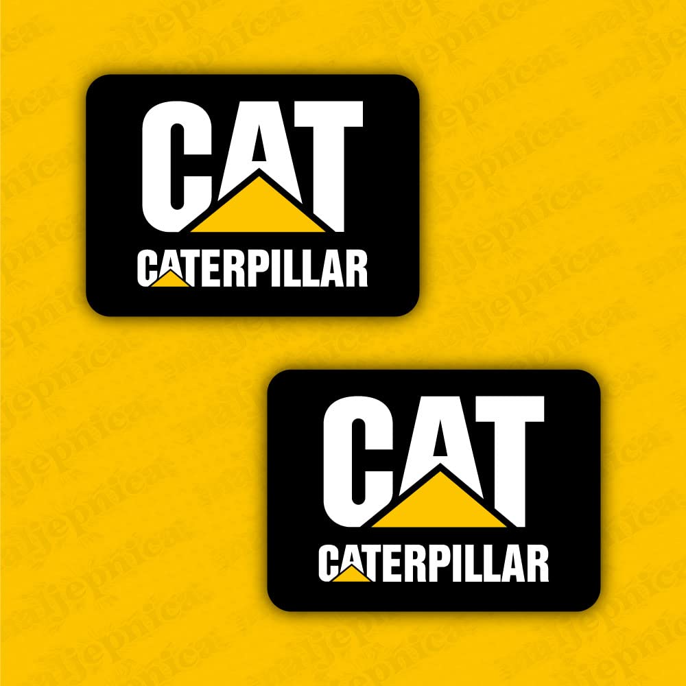 411 DECALSCAT Caterpillar 180 x 130 mm 2 Pieces Aftermarket Decal/Sticker/Adesivo/Sticker/Replacement Set