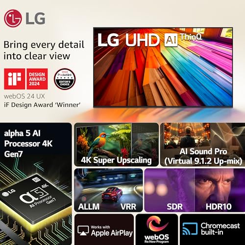 Image of LG 189 cm (75 Inches) UT80 Series 4K Ultra HD (3840 x 2160) Smart webOS LED TV 75UT80406LA