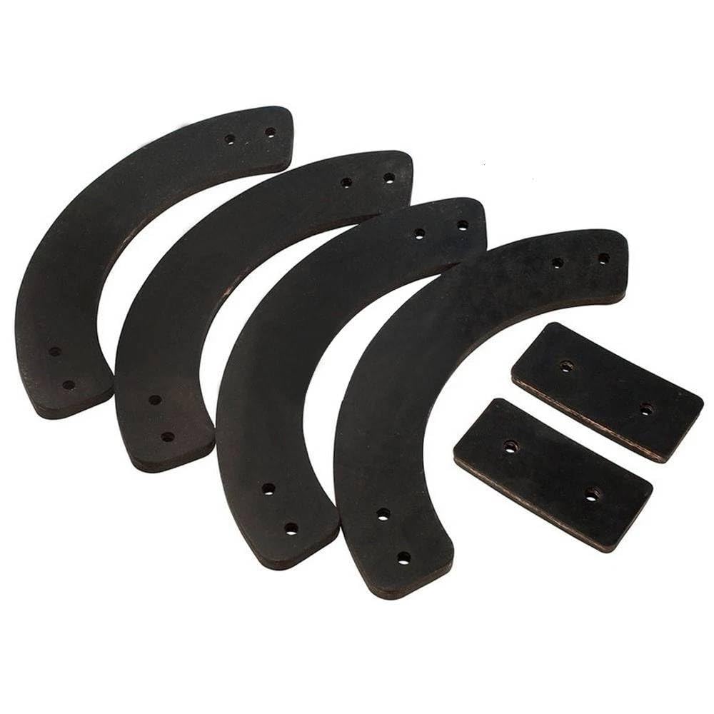 Snow Blower Paddle Set Compatible with Cub Cadet & Cub Cadet| Replaces 753-04472, 735-04032, 735-04033 | Fits 2004+ Single Stage Snow Throwers | 6-Piece Rubber Kit