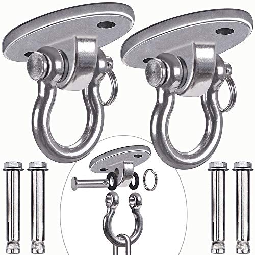 Besthouse Set of 2 Permanent Antirust Stainless Steel 304 Heavy Duty Swing Hangers
