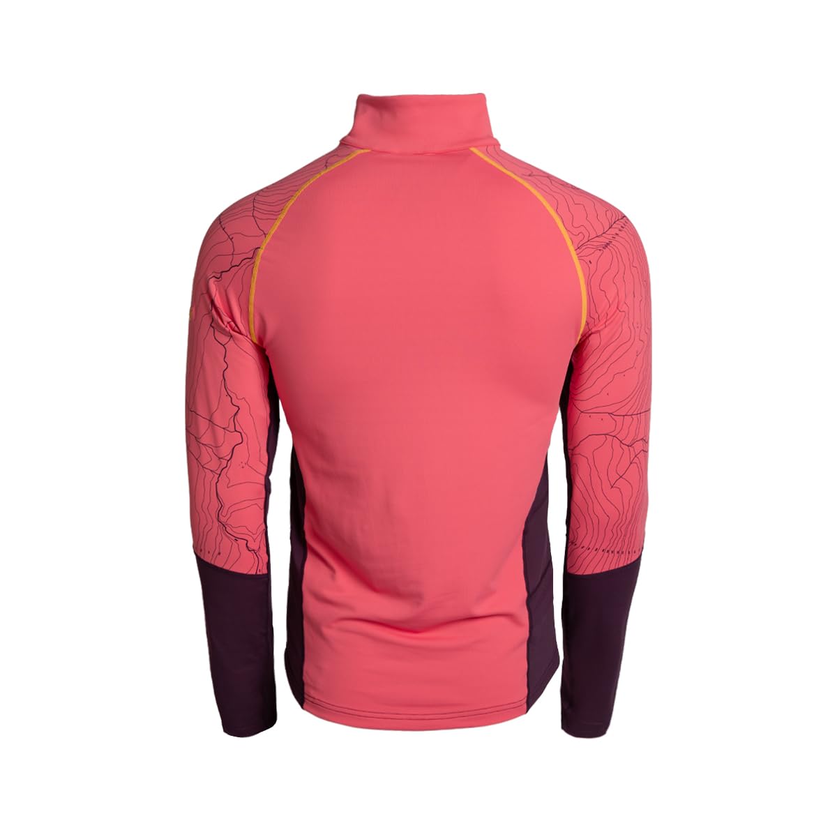 Izas Salem M Camiseta Técnica DE Manga Larga Para Hombre Polar Stretch para Entrenamientos y Rutas Outdoor en Climas Fríos, Bi-elástica, Transpirable, Secado Rápido, Cuello Alto Cremallera